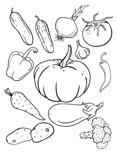 Printable Vegetable Pictures Vegetable Coloring Pages Fruit 392x507 Printable Vegetable Pictures Vegetable Coloring Pages Fruit