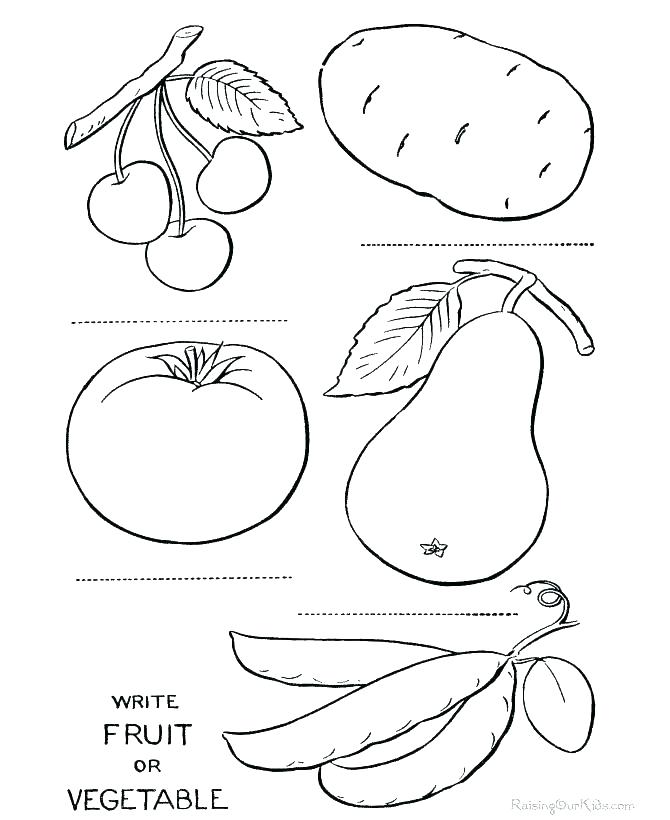 Coloring Pages Of Fruits And Vegetables Coloring Pages Fruit 670x820 Coloring Pages Of Fruits And Vegetables Coloring Pages Fruit