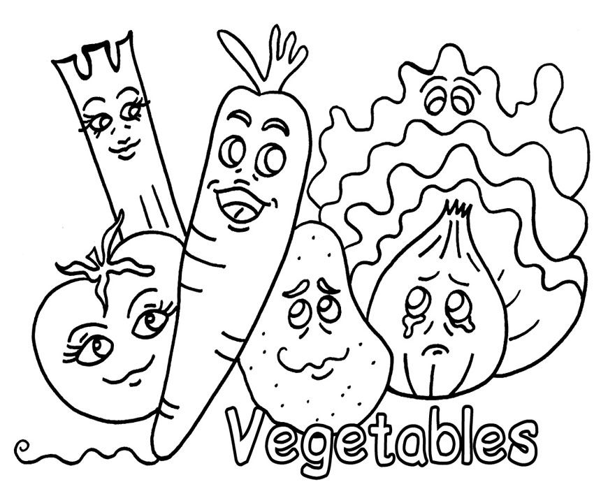 Smart Fruits And Vegetables Coloring Pages Crafts And Worksheets 850x700 Smart Fruits And Vegetables Coloring Pages Crafts And Worksheets