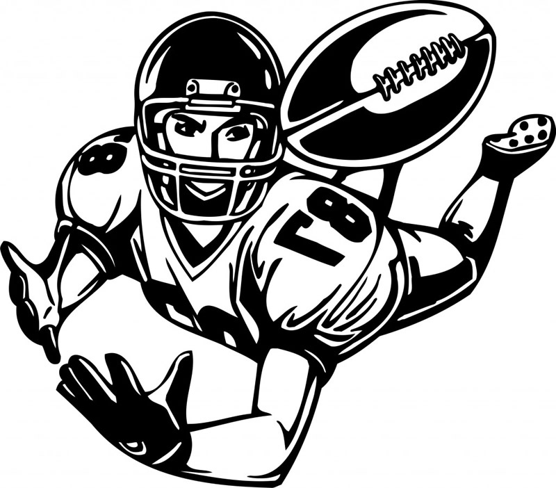 Football Clipart 2018 Z31 Coloring Page 800x702 Football Clipart 2018 Z31 Coloring Page