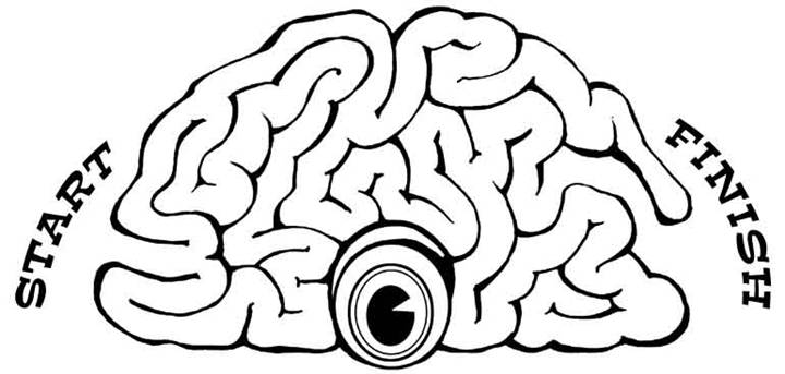 Brain Coloring Page 720x343 Brain Coloring Page