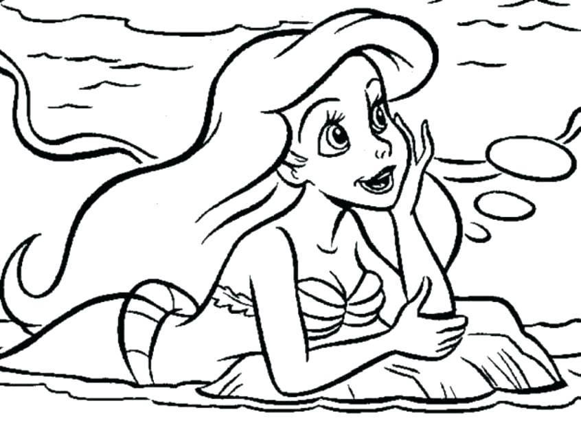 Ariel Color Page Coloring Book Pages Coloring Pages Coloring Books 846x632 Ariel Color Page Coloring Book Pages Coloring Pages Coloring Books