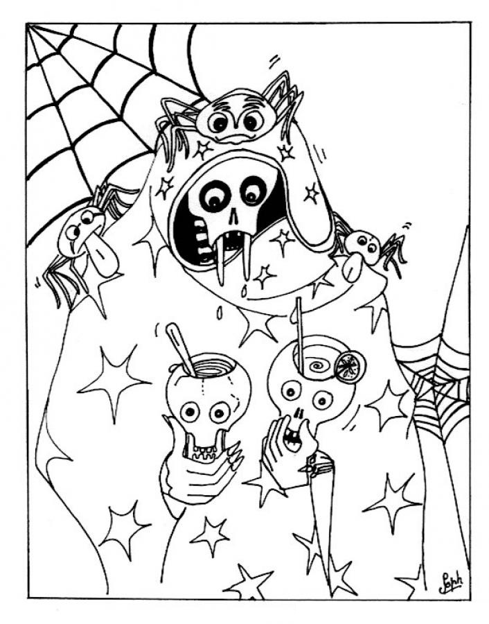 706x900 Free Printable Halloween Coloring Pages For Kids