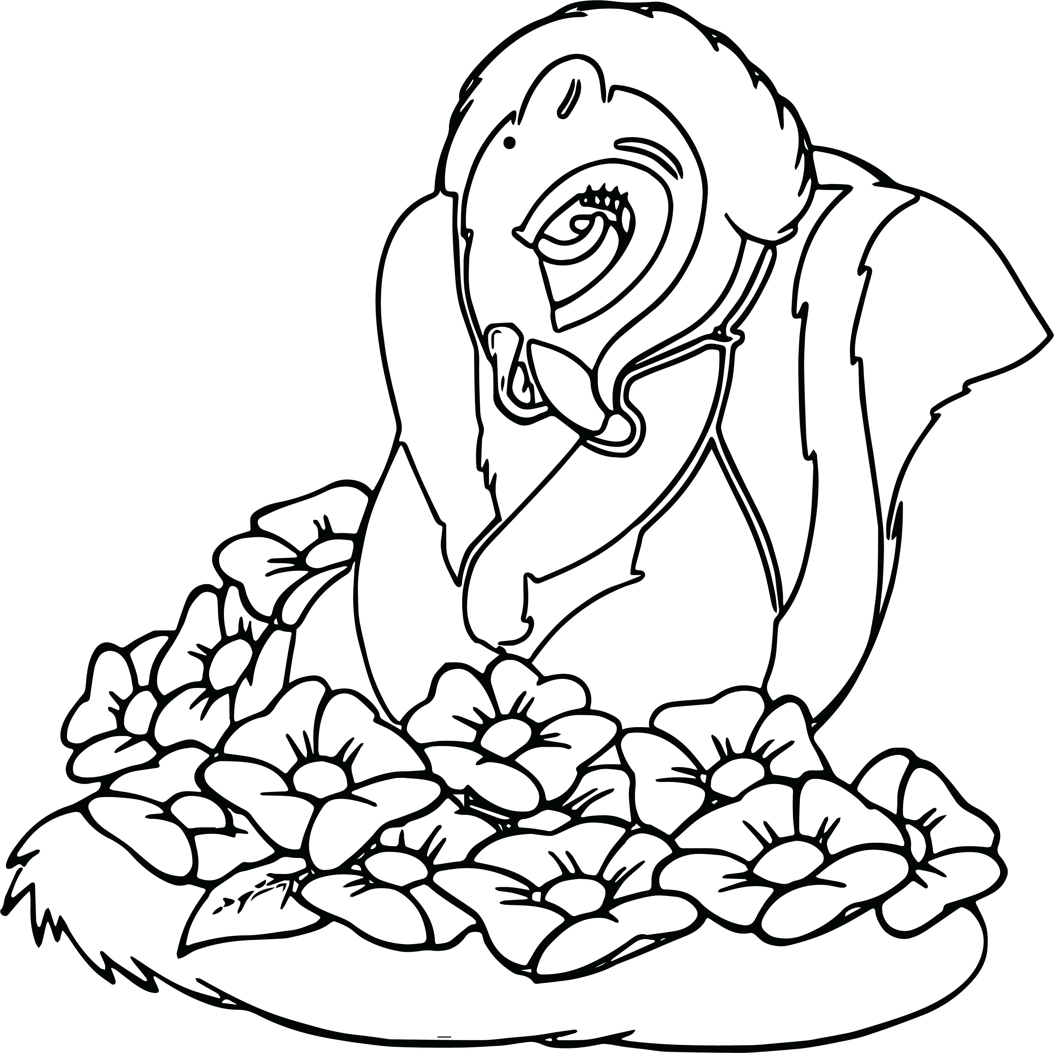 Cartoon Coloring Page