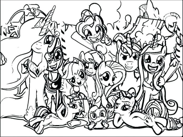Little Pony Coloring Pages Free Copy My Book Plus Full Size 768x575 Little Pony Coloring Pages Free Copy My Book Plus Full Size