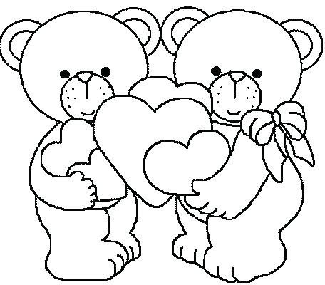 Teddy Bear With Heart Coloring Pages Coloring Pages Teddy Bears 456x400 Teddy Bear With Heart Coloring Pages Coloring Pages Teddy Bears
