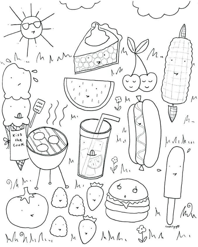 Fun Coloring Pictures Food Coloring Pages Coloring Pictures For 10 677x847 Fun Coloring Pictures Food Coloring Pages Coloring Pictures For 10