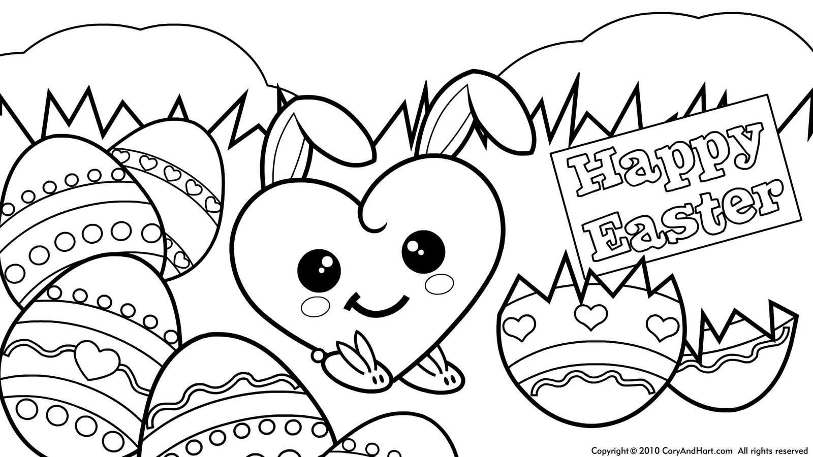 1600x900 13 Cute Easter Coloring Pages Gtgt Disney Coloring Pages