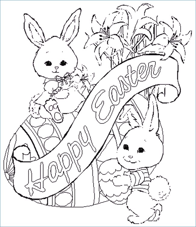 650x750 Easter Coloring Pages Baby Chick