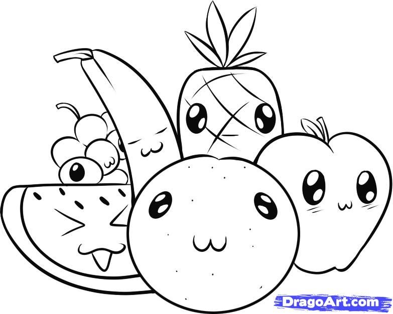 783x627 How To Draw Fruit, Step By Step, Food, Pop Culture, Free Online