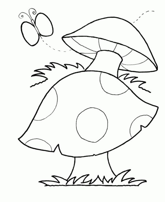 530x648 9 Best Mushroom Coloring Page Images On Fungi