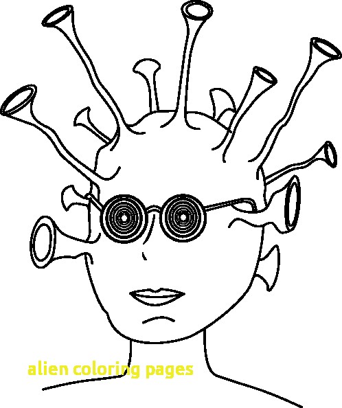 498x594 Alien Coloring Pages With Top 10 Free Printable Funny Alien
