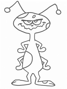 236x314 Alien Coloring Pages For Kids, Printable Free Coloring Pages