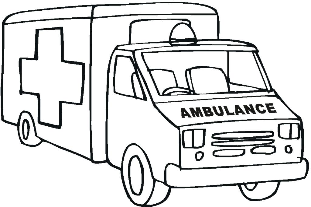 Ambulance Coloring Pages Funny Ambulance Truck Coloring For Kids 1024x680 Ambulance Coloring Pages Funny Ambulance Truck Coloring For Kids