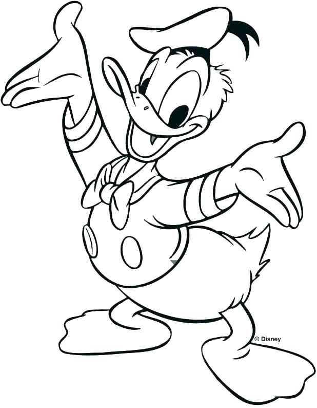 618x794 Baby Duck Coloring Pages Daisy Various Image Funny Cartoon Daffy