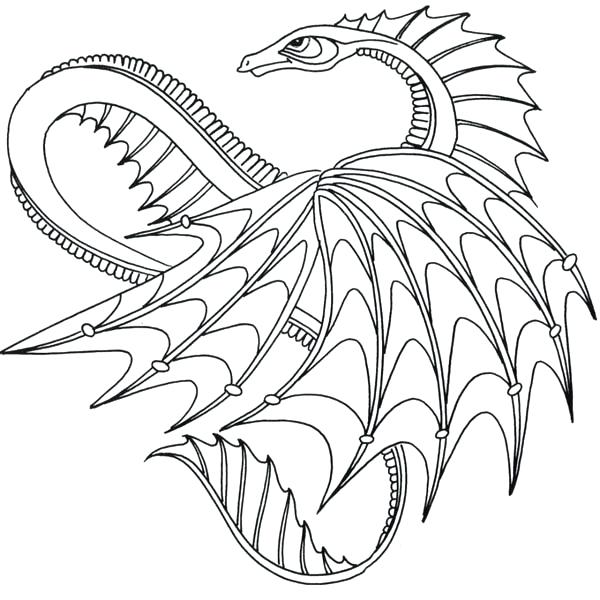 600x600 Dragon Coloring Pictures Printable Dragon Coloring Pages Packed