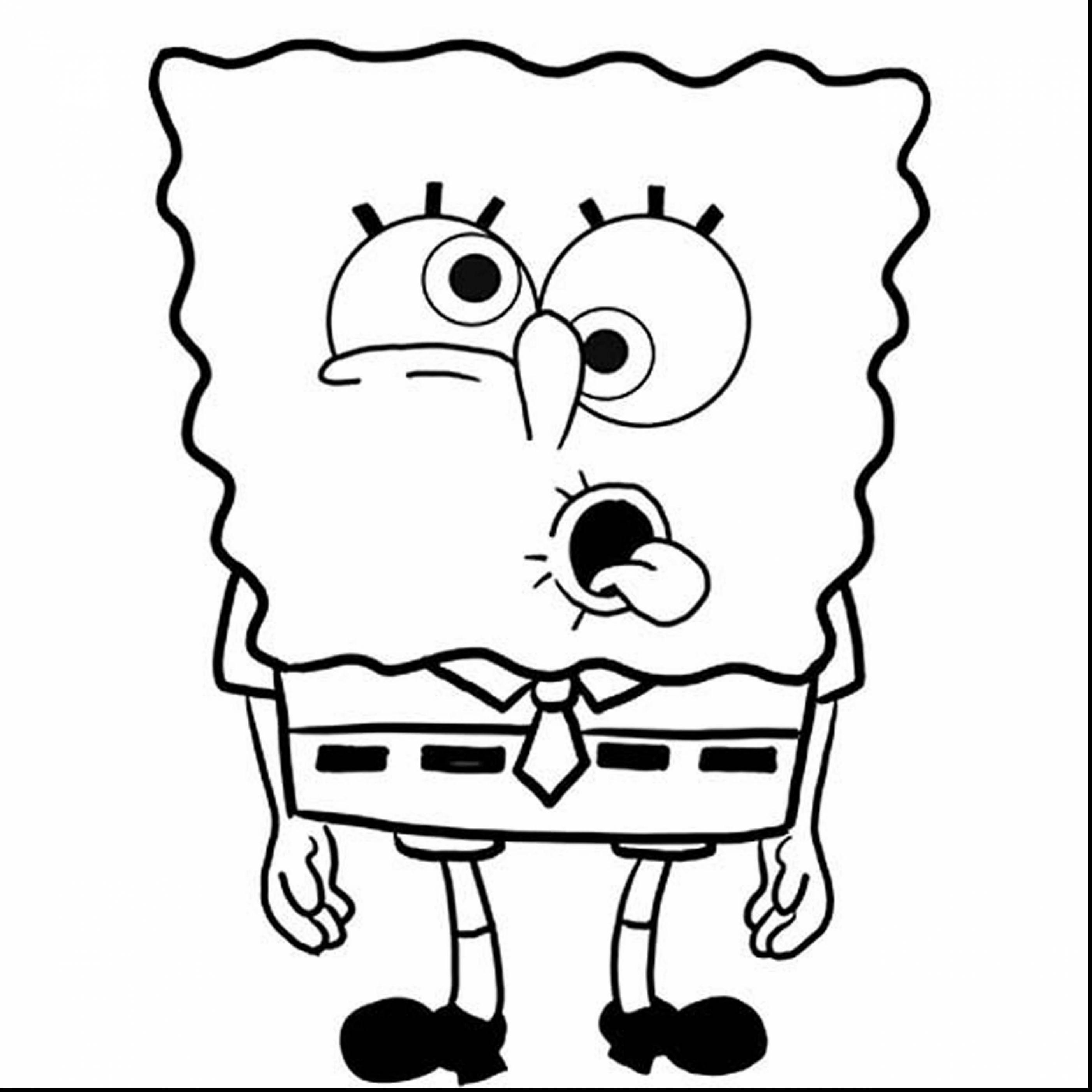 Funny Face Sponge Bob Coloring Pages 2805x2805 Funny Face Sponge Bob Coloring Pages