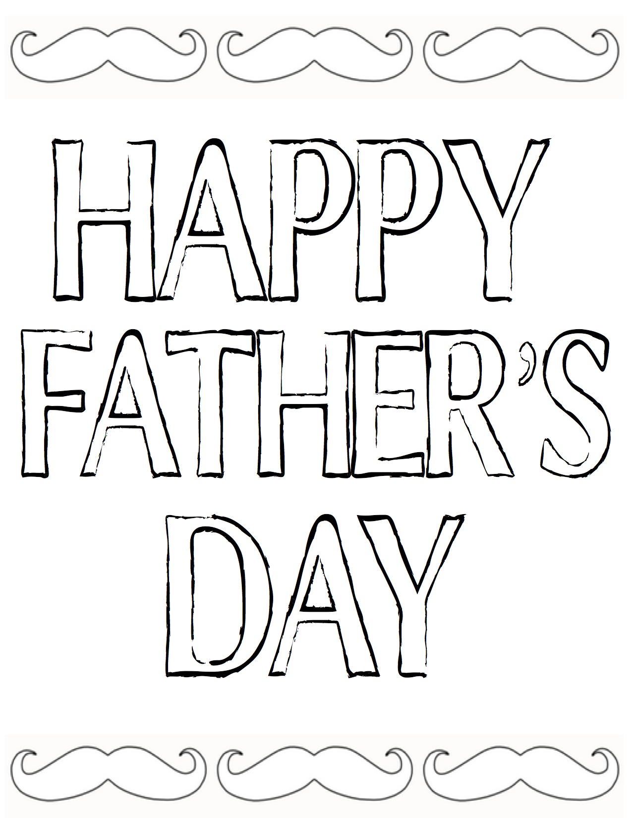 1275x1650 Happy Father's Day Printable