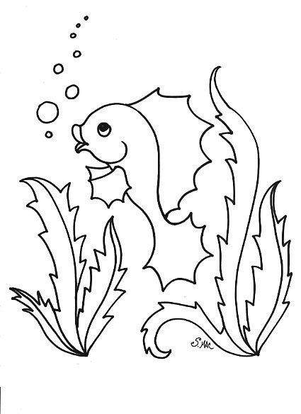 Funny Fish Coloring Pages S.mac's Place To Be 425x584 Funny Fish Coloring Pages S.mac's Place To Be