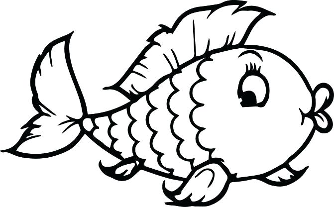 Cute Fish Coloring Pages Fish Coloring Picture Medium Size 671x416 Cute Fish Coloring Pages Fish Coloring Picture Medium Size
