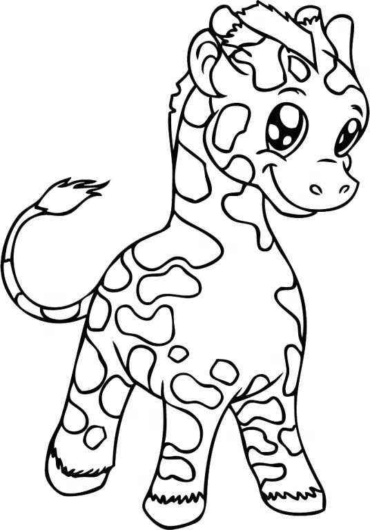 Giraffes Coloring Pages Giraffe Coloring Page Cute Cartoon Giraffe 536x768 Giraffes Coloring Pages Giraffe Coloring Page Cute Cartoon Giraffe