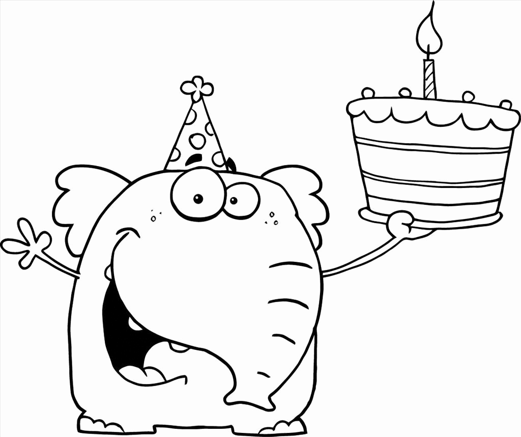 Cute Happy Birthday Coloring Pages Stock Happy Birthday Funny 1024x858 Cute Happy Birthday Coloring Pages Stock Happy Birthday Funny