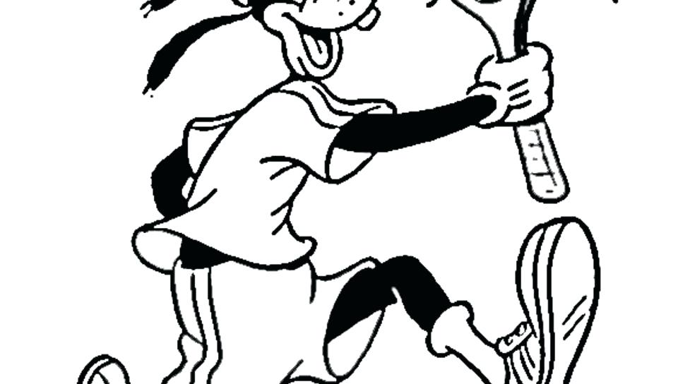 Goofy Coloring Pages 960x544 Goofy Coloring Pages