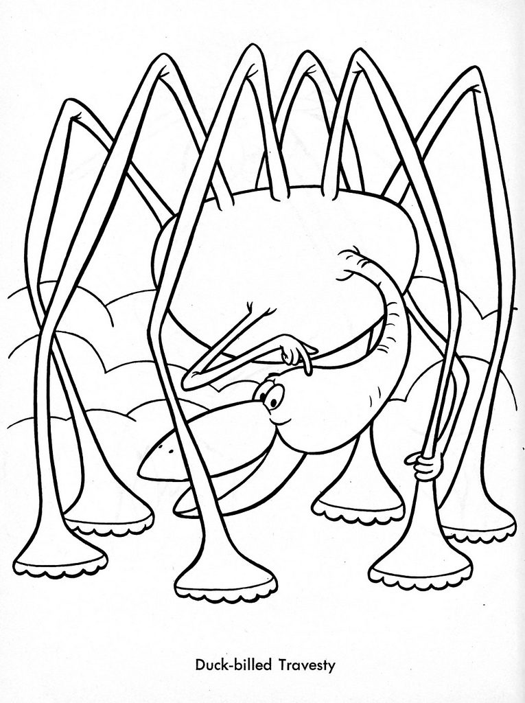Funny Monster Coloring Pages