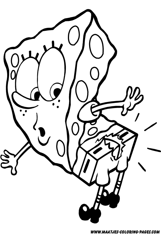 562x818 Spongebob Coloring Pages 2011 10 12 Coloring Page