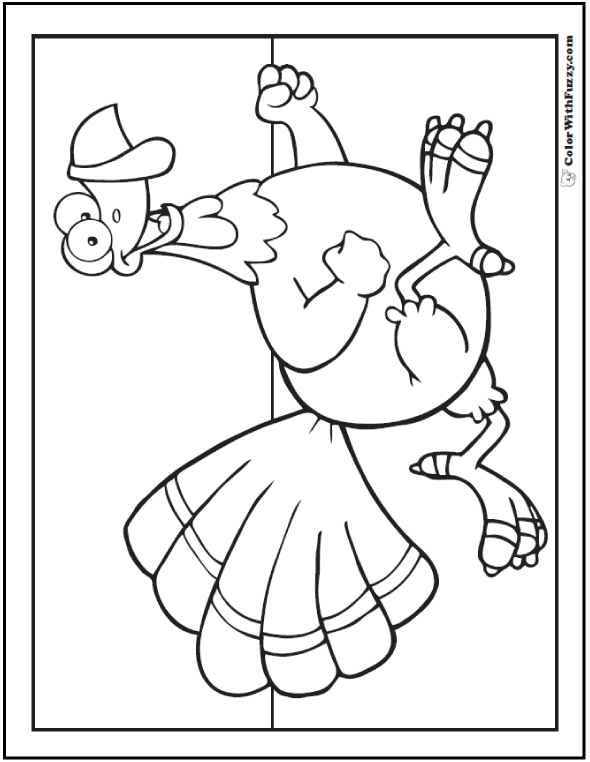 Turkey Coloring Pages Interactive Pdfs 590x762 Turkey Coloring Pages Interactive Pdfs