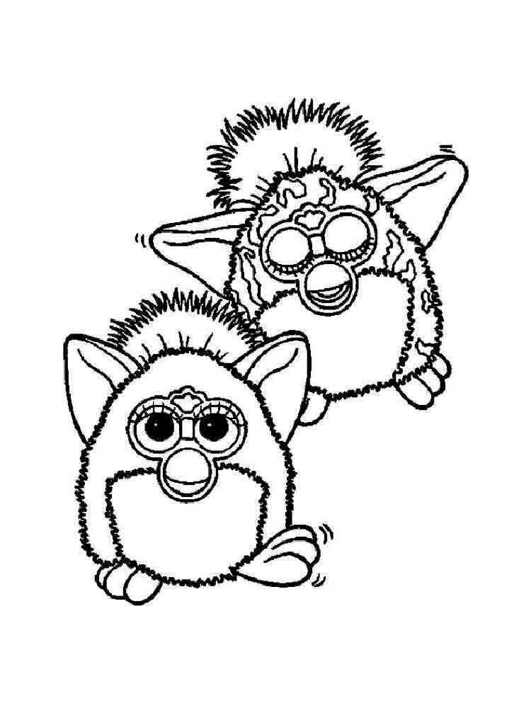 750x1000 Furby Coloring Pages. Download And Print Furby Coloring Pages.