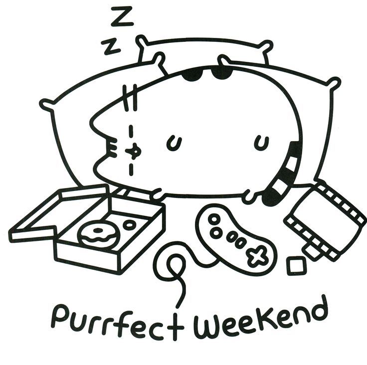 736x732 Image Result For Pusheen Coloring Pages Art