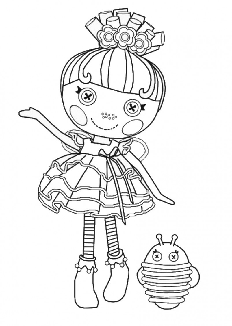 803x1128 Lalaloopsy Coloring Pages To Print Free