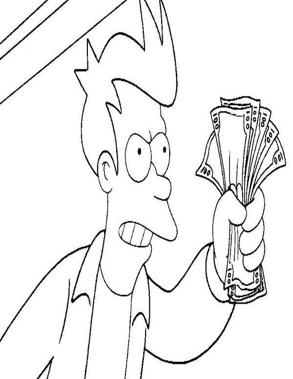 600x776 Futurama Coloring Pages 6 Coloring Pages For Kids