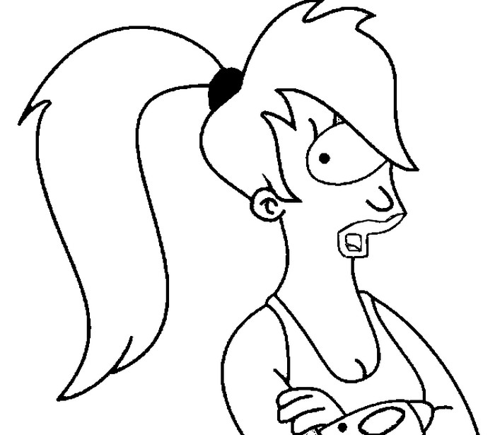 700x615 Coloring Pages Futurama Game Of Drones Drawing