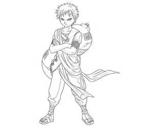 300x250 Gaara Coloring Pages