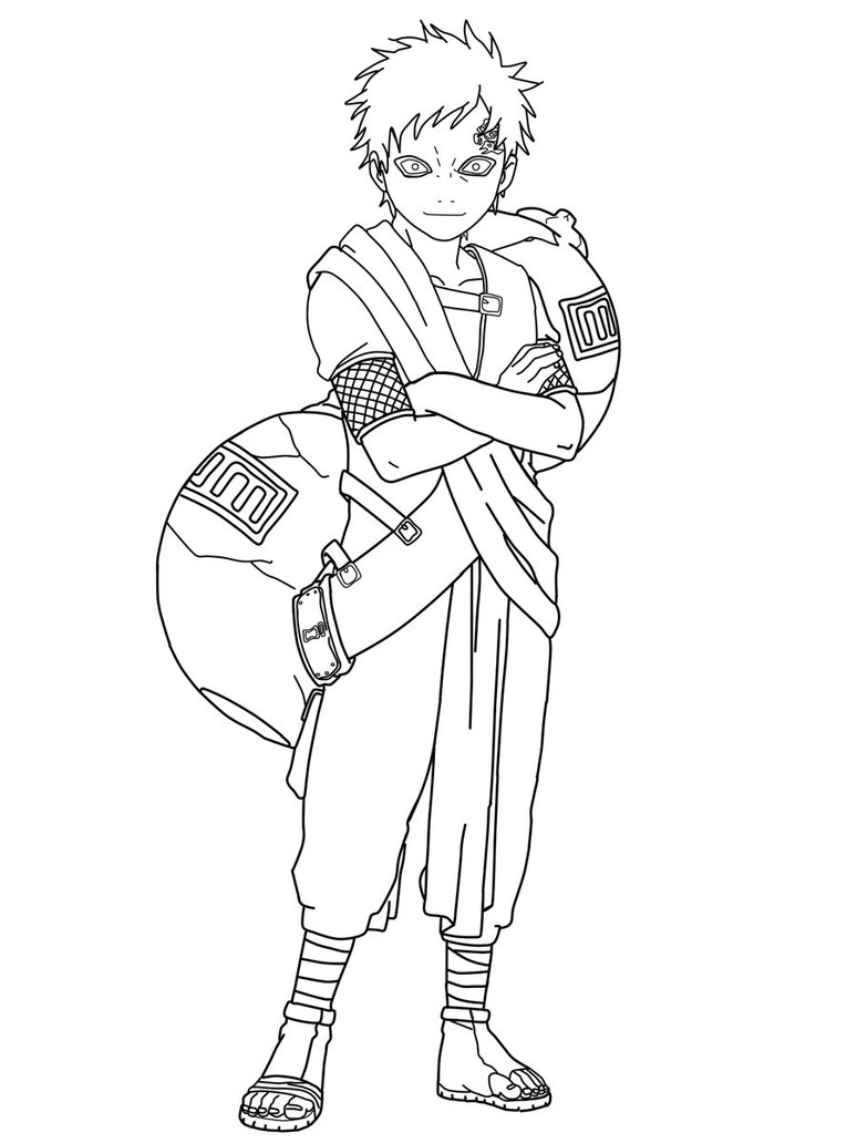 774x1032 Gaara Coloring Pages Collection Coloring For Kids 2018