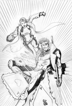 Gambit By Mikedimayuga Lineart Gambit (X Men) 236x348 Gambit By Mikedimayuga Lineart Gambit (X Men)