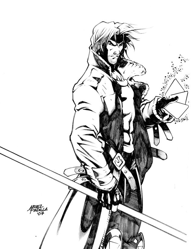 Gambit By Arielpadilla On Lineart Gambit (X Men 639x824 Gambit By Arielpadilla On Lineart Gambit (X Men