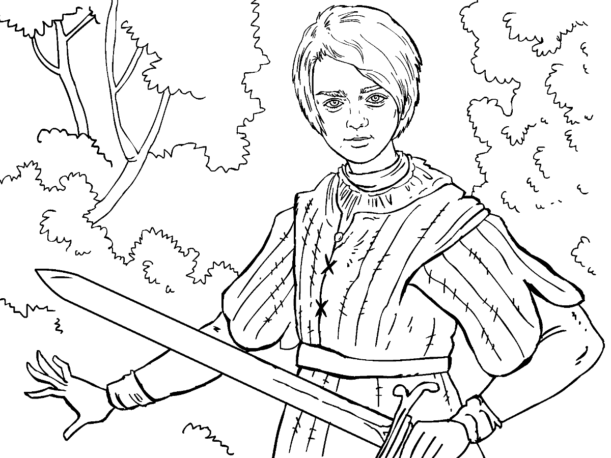 Game Of Thrones Colouring In Page 1200x900 Game Of Thrones Colouring In Page