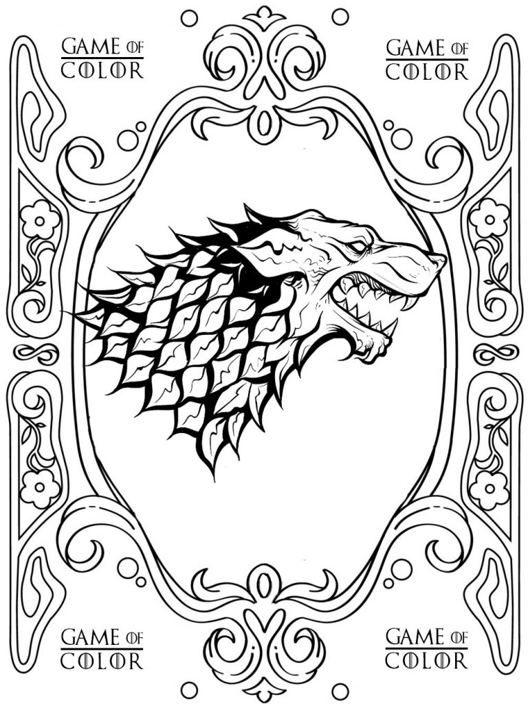 Impressive Design Ideas Game Of Thrones Coloring Pages Free Album 768x1024 Impressive Design Ideas Game Of Thrones Coloring Pages Free Album