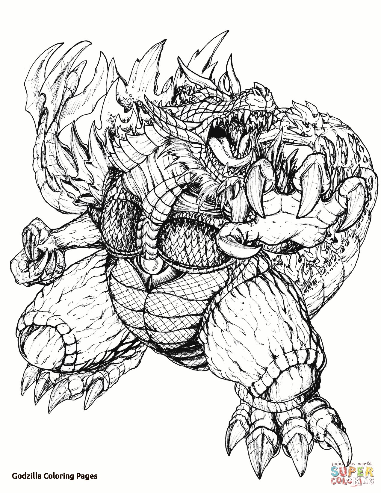 Best Of Godzilla Coloring Pages Games 1272x1646 Best Of Godzilla Coloring Pages Games