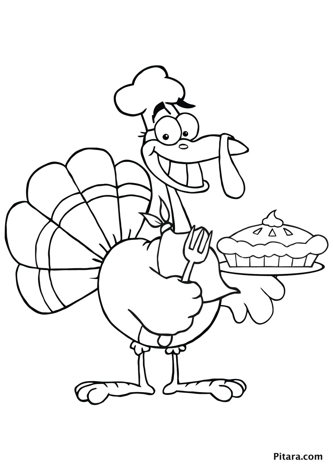1068x1510 Turkey Coloring Pages For Kids Pitara Kids Network