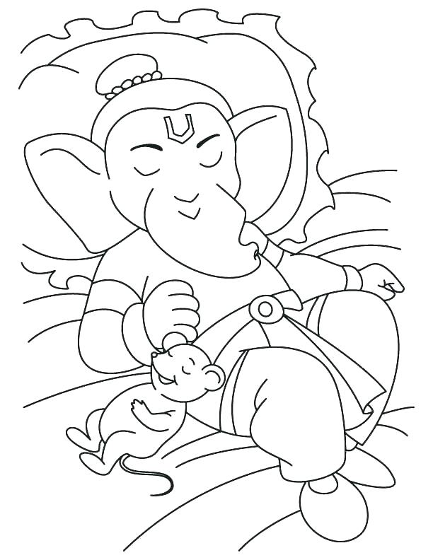 612x792 Picture Of Ganesha For Coloring Drawing For Kids Sketch Coloring