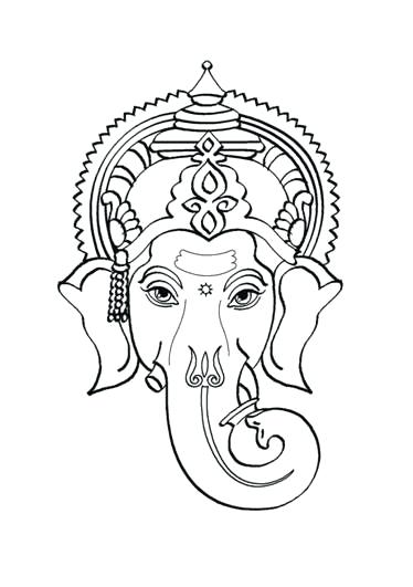 374x531 Lord Coloring Pages For Kids Kids Network Lord Bal Ganesh