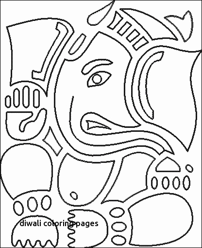 416x510 Lord Ganesha Coloring Page Printables For Diwali Coloring Pages
