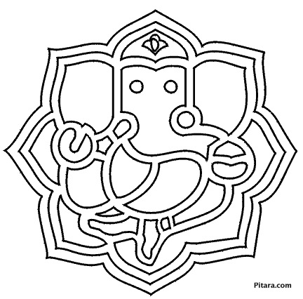 Lord Ganesha Coloring Pages For Kids Pitara Kids Network 432x426 Lord Ganesha Coloring Pages For Kids Pitara Kids Network