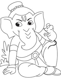Simple Ganesha Drawing For Kids 236x305 Simple Ganesha Drawing For Kids