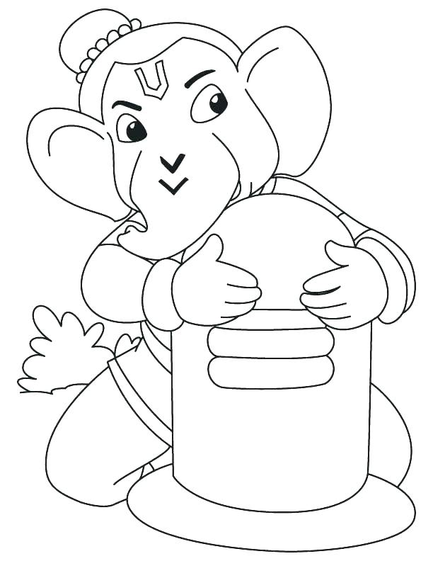 Picture Of Ganesha For Coloring Grandmaman.site 612x792 Picture Of Ganesha For Coloring Grandmaman.site