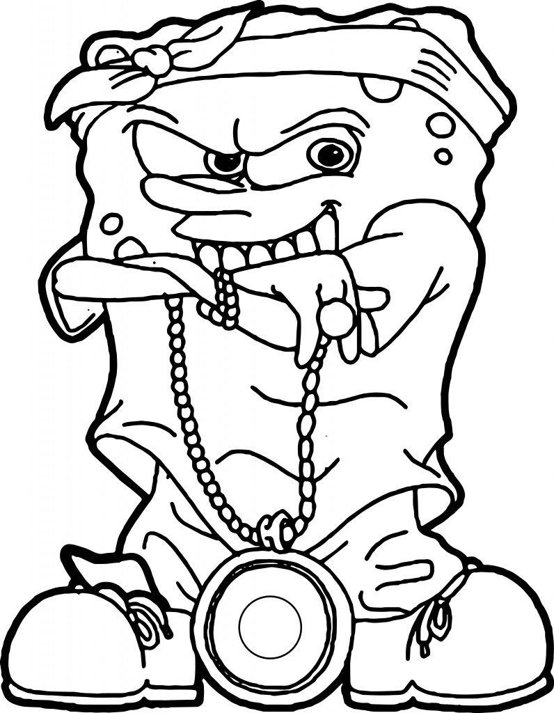 796x1024 Sponge Bob Coloring Pages